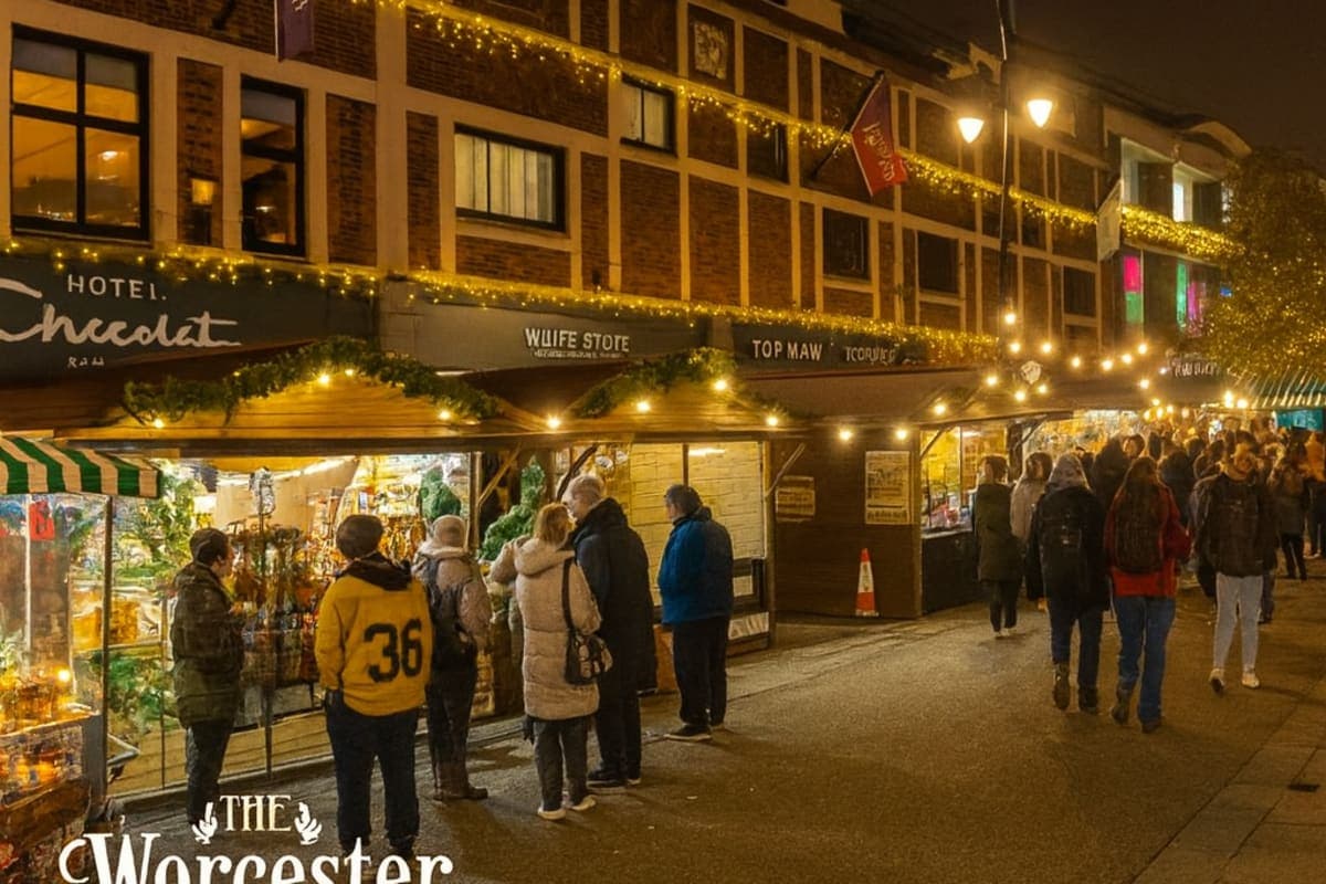 Top Street Food Vendors at Worcester Christmas Fayre 2025 – A Delicious Winter Walk