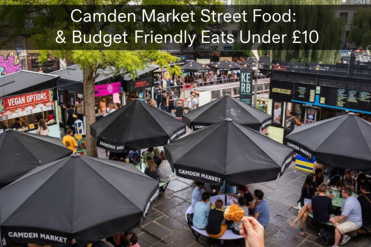 Camden Market Street Food: Vegan & Budget-Friendly Eats Under £10