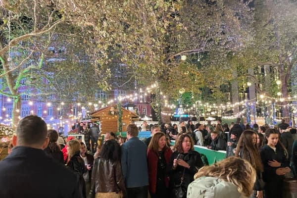 Leicester Square Christmas market