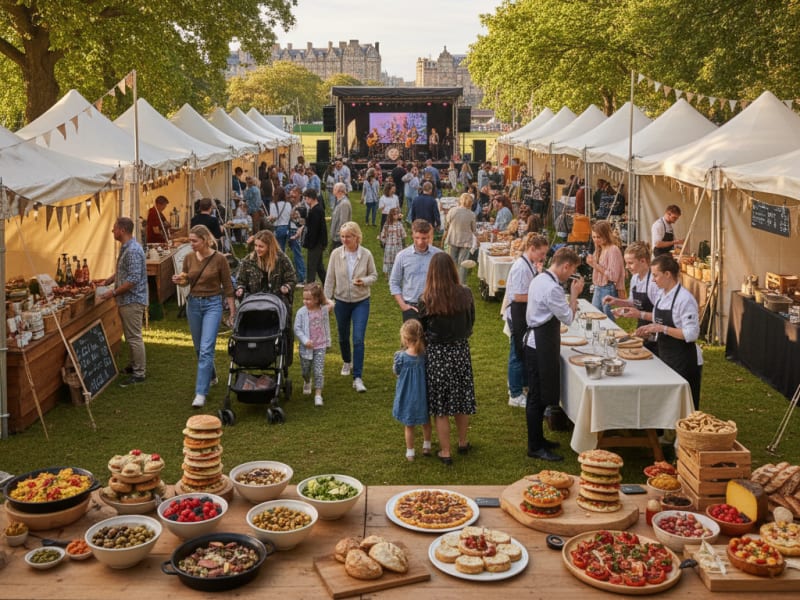 Foodies Festival 2026 in Edinburgh at Inverleith Park