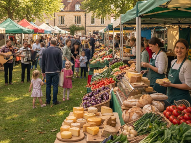 Thornbury Farmers Market at St Mary Centre, Bristol